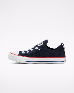 Converse Shoreline Knit Chuck Taylor All Star Női Slip On Fekete/Fehér/Obszidián | WLVGBHY-HU